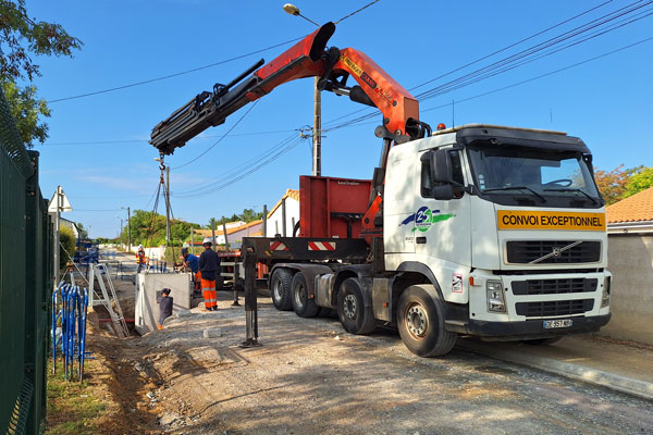 Le transport de matériels énergétiques