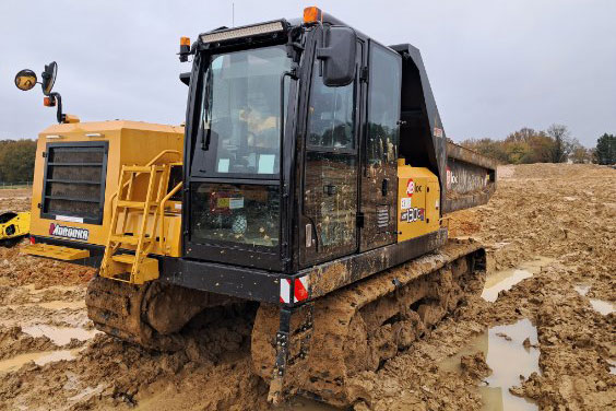 Le modèle de tombereau sur chenilles à la 2Sévrienne