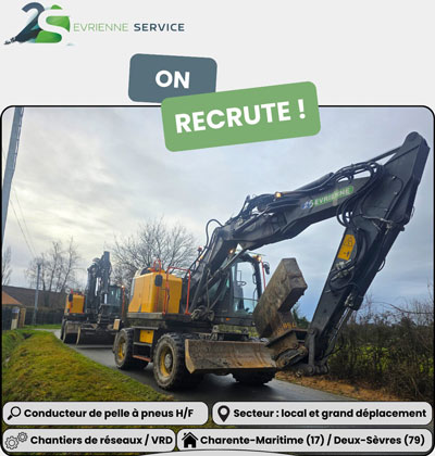 Conducteur de pelle à pneus